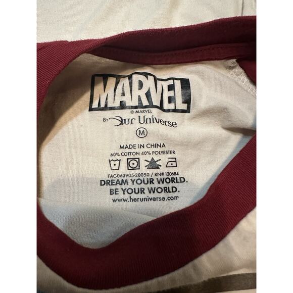 Marvel Stark Industries By Her Universe 3/4 Sleeve Size M - Picture 3 of 3